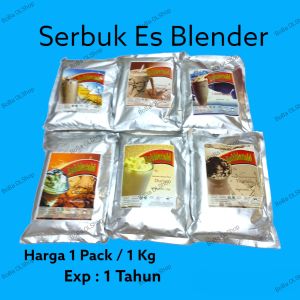 Serbuk Minuman ES Blender Bubble Gold 1kg Semua Rasa