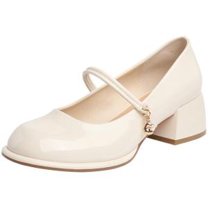 Josiny | French Style Mary Jane Shoes Red