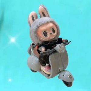 Setelan Anak Cowok dan Cewek Usia 1-10 Tahun Bergambar Labubu Vespa Bahan Babyterry Terbaru