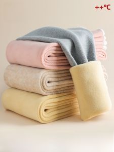 MiiOW | Womens High-Waist Thickened Integrated Fleece Leggings Autumn Winter Warm Cotton Pants High Elasticity Outerwear Trousers