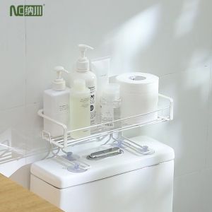 NACHUAN Bathroom Shelf Organizer Toilet Rack Toilet Supplies Storage Toiletries Storage Shampoo Shelves Rak Bilik Tandas