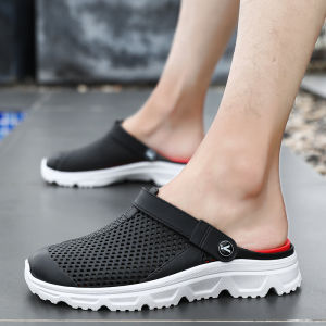 Mens 2025 New Summer Casual Thong Slippers Outdoor Wear Beach Waterproof Thick Bottom Rubber Sole Anti-Slip Sandals