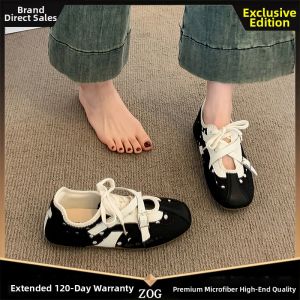 ZOG | Vintage Cross-strap Soft-soled Ladies Casual Shoes