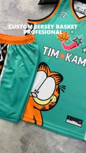 [FREE CUSTOM SATUAN] Jersey Basket Satuan⁠ Allstar 1996 Garfield HIJAU GREEN Baju Kaos T-Shirt Tshirt Atasan Costum Kostum