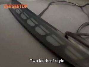 1Pair Car Rear Bumper Reflector For Tesla Model Y Function as TailBrakeRear Fog or Sequential Blink Turn Signal Lamp 2020-2024