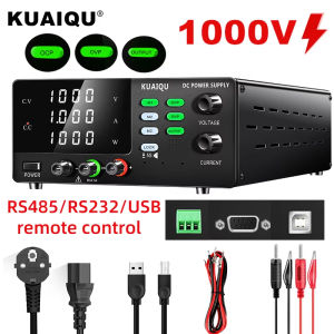 KUAIQU Newest 1000V 1A Bench DC Power Supply Adjustable 1KWWith RS232 RS485 USB Port Remote Control For Photovoltaic Inverter