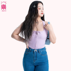 Low-Intensity Drawstring U-Neck Sports Tank Top Womens Fitness Clothing Breathable Yoga Dance Gymnastics Vest Emerald Bean