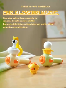 Kids Floating Ball Blowing Game Breath Training Toy Fun Lung Exercise Balloons Montessori Educational Toys