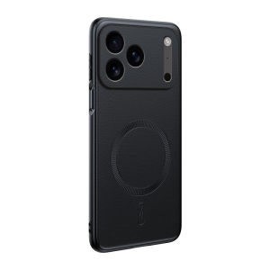 Ốp Lưng Da PU Cao Cấp Từ Tính Cho iPhone 18/17/16/15/14/13 Pro Max Tương Thích Sạc Không Dây Chống Sốc Khung Mềm Phong Cách Doanh Nhân