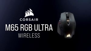 Corsair M65 RGB ULTRA WIRELESS Tunable FPS Gaming Mouse (Black/White)