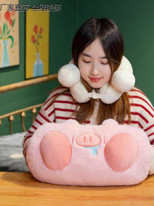 Gối Hình Xương Heo Mềm Cỡ Lớn Gối Treo Tường Hình Mèo Dễ Thương Phong Cách Hàn Quốc Dùng Để Ấm Tay Khi Ngủ Trên Bàn