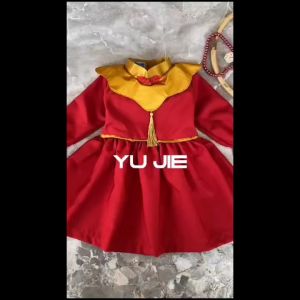 Dress Lizzie | Baju Katun Anak Perempuan dan Dewasa | Kostum Cosplay Pesta Ulang Tahun Couple Murah