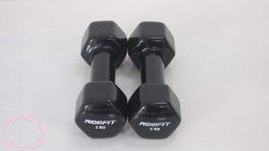 Tạ Tay Cao Su Reefit 3kg màu đen