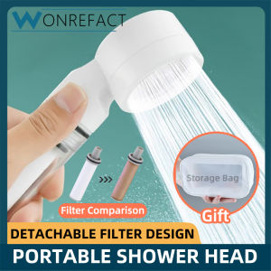 ตัวยึดอเนกประสงค์หัวฝักบัวดูแลผิวแบบพกพาขนาดเล็กสำหรับเดินทางทำงานหัวฝักบัวการเดินทาง