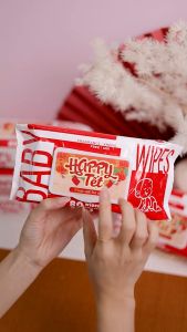 Combo 04 gói khăn ướt trẻ em Happy Kids gói 80 tờ không mùi siêu tiết kiệm cho bé