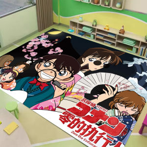 New Arrival Living Room Bedroom Detective Conan Cartoon Carpet Mat Custom Formaldehyde-Free Sun Man Bedside Mats