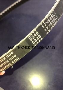 Vanbelt B34 Gerigi Tali Ban Kipas RPF 5340 Vpower Van Fan Belt B 34 Gigi V-Pan Panbelt Fanbelt B-34 Bergerigi Vpower