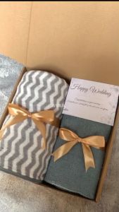 Kado Pernikahan Gift Wedding Hampers Handuk Bahan Lembut Halus Berkualitas Premium Original