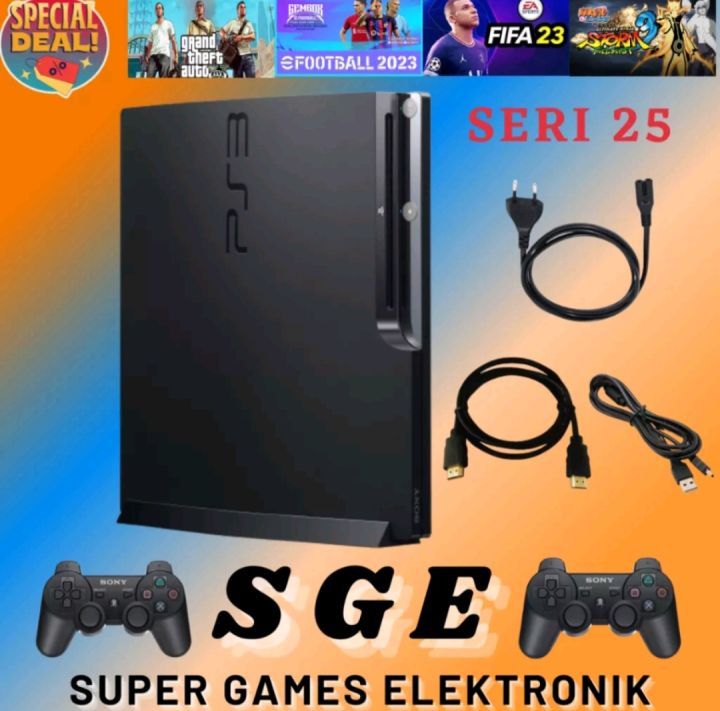 PS3 SLIM 1TB/500GB Seri 25xx TERBARU 2 STICK ANTI YLOD Lazada Indonesia