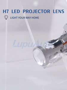 2pcs H7 LED Headlights Projector Lenses LHD Mini Auto Car  Headlight Bulbs 12V 24V Canbus  Plug and Play Auto Lamp 6500K