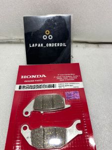 KAMPAS REM DISX PAD KAMPAS REM BELAKANG SUPRA X 125 VERZA MEGA PRO BLADE REVO KPP BARU ORIGINAL ASLI HONDA