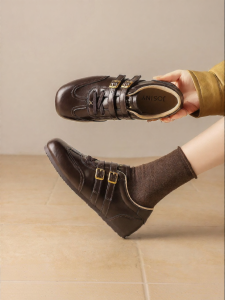 Josiny | Retro Casual Women Shoes Black