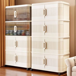 ZHUOLESHI | Multifunctional Storage Cabinet for Baby Clothes Foldable Transparent Multiple Layers 50cm