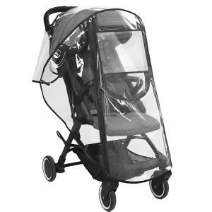 EVA Baby Stroller Accessories Waterproof Windproof Rain Cover Infant Car Rain Cover Proof Double Zipper Closure for Outdoor New