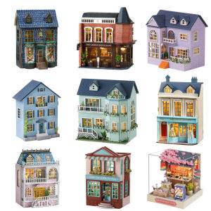 Nhà Búp Bê DIY Bằng Gỗ Mini Có Đồ Nội Thất Và Đèn - Casa Đồ Chơi Thu Nhỏ Dành Cho Người Từ 14 Tuổi Trở Lên Ý Tưởng Quà Tặng Sinh Nhật