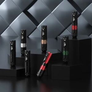 AMBITION | Ambition Soldier Wireless Tattoo Machine Pen Kit Coreless Motor with 2400mAh Battery 80pcs Mixed Cartridge for Tattoo Artist