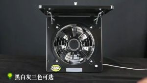 COD 10in Exhaust Fan with cover Ventilator Fan Powerful kitchen clamshell Ventilator
