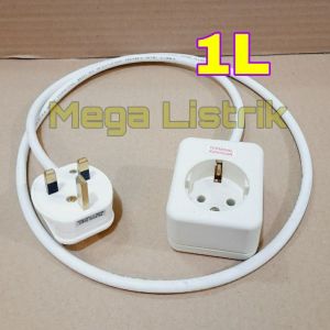 Stop Kontak Adaptor Kaki Tiga Perlengkapan Haji Dan Umroh