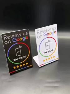 Giá Đỡ Thu Thập Đánh Giá Google 5 Sao Tức Thì NFC - Nâng Cao Đánh Giá Doanh Nghiệp Của Bạn Với Giá Đỡ Đánh Giá NFC 13.56MHz Thẻ Thông Minh.
