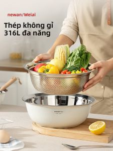 Food Grade Vegetable Washing Basin Drain Basket