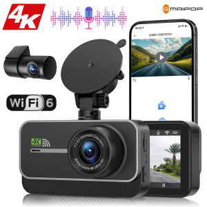 Camera Hành Trình Kép 4K WiFi Với Camera Sau/cabin Tùy Chọn Màn Hình IPS 3 Inch Tầm Nhìn Ban Đêm Chế Độ Đỗ Xe 24 Giờ Của GMAIPOP