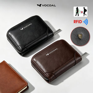 VOCOAL Mens Short Wallet RFID Wallet Fashion PU Wallet Business Wallet Multi-Card Position Wallets Travel Purses Coin Pouch ID Credit Cards Holders
