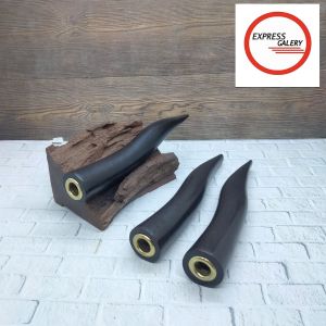 Once pipa kayu galih kelor hitam bulat model S B81