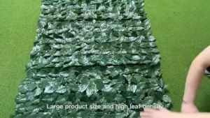 0.5x3m Artificial Leaves Artificial Hedges Fence and Faux Ivy Vine Leaf Decoration Outdoor Garden Decor Leaf Vine Hedge