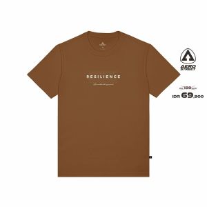 Aerostreet T Shirt Resilience Dark Mustard Kaos T-Shirt Tshirt ABAAA