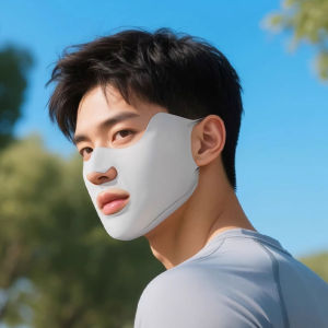 JIFANPAUL | Summer Outdoor Fishing Golf Cycling Running Face Mask with Exposed Nose and Mouth for Easy Breathing