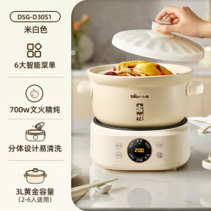 [China Plug Adapter Needed] Bear | Fast Cooking Multi-functional Electric Cooker