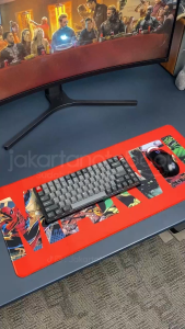 OllyMurs Gaming Mouse Pad XL Desk Mat Marvel 700x300x2mm - MWMH-011 - Red