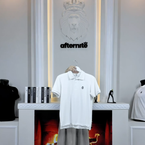 AFTERNITE - Kaos Distro Polo Shirt Premium Atasan Pria Dewasa Berkerah Putih #4