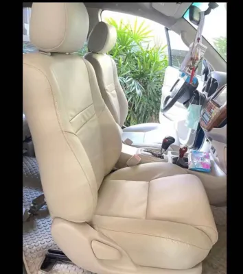 หุ้มเบาะรถยนต์ Toyota Fortuner 2005-2015 (คู่หน้า) หุ้มเบาะรถ โตโยต้า ฟอร์จูนเนอร์ ตัวเก่า ตัดตรงรุ่น หุ้มเบาะหนัง เต็มตัว แบบสวมทับ เบาะtoyota