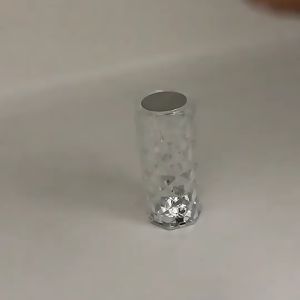 16 Colors LED Crystal Table Lamp Rose Light Projector Touch Romantic Diamond Atmosphere Light USB LED Night Light for Bedroom