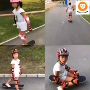 ชุดป้องกัน ชุดเซฟตี้ สนับเข่า สำหรับ สเก็ต บอร์ด สกูตเตอร์ ขี่จักร โรเลอร์สเก็ต ที่อุปกรณ์ ป้องกัน ข้อศอก ข้อมือ หมวกกันน็อค