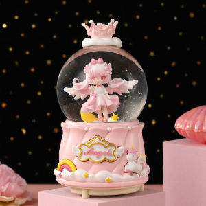 GUTIAN | Princess Crystal Ball Music Box Snowflake Light Creative Gift