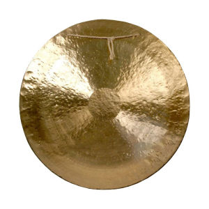 Professional Wind Gong (Feng Gong) - Deep Resonating Hand-Hammered Brass Gong for Sound Healing Meditation & Yoga Traditional Percussion Instrument (Free Mallet)