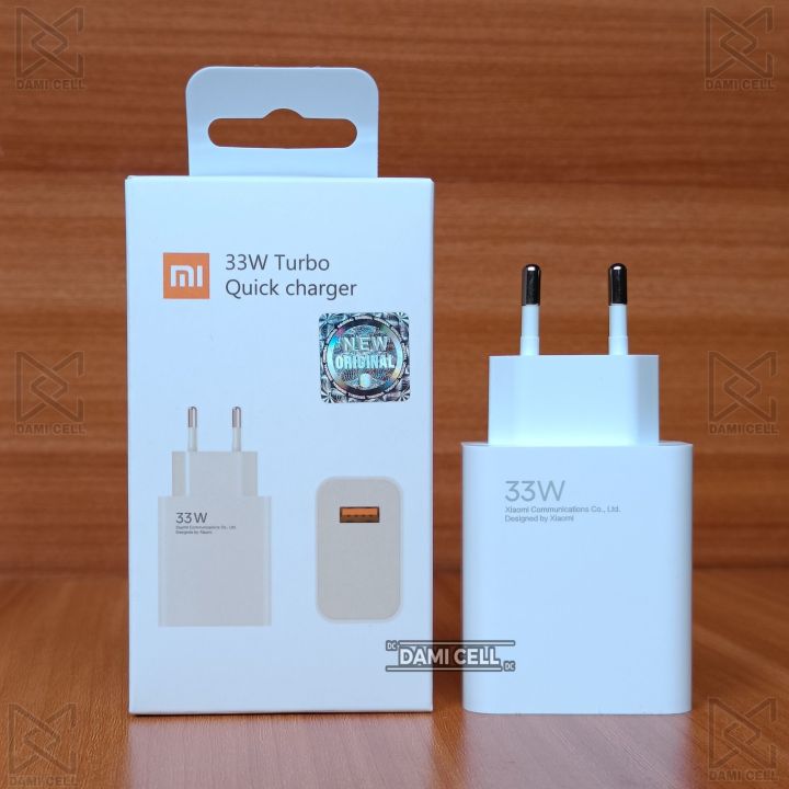ADAPTOR KEPALA CHARGER XIAOMI REDMI NOTE PRO POCO X3 NFC TURBO
