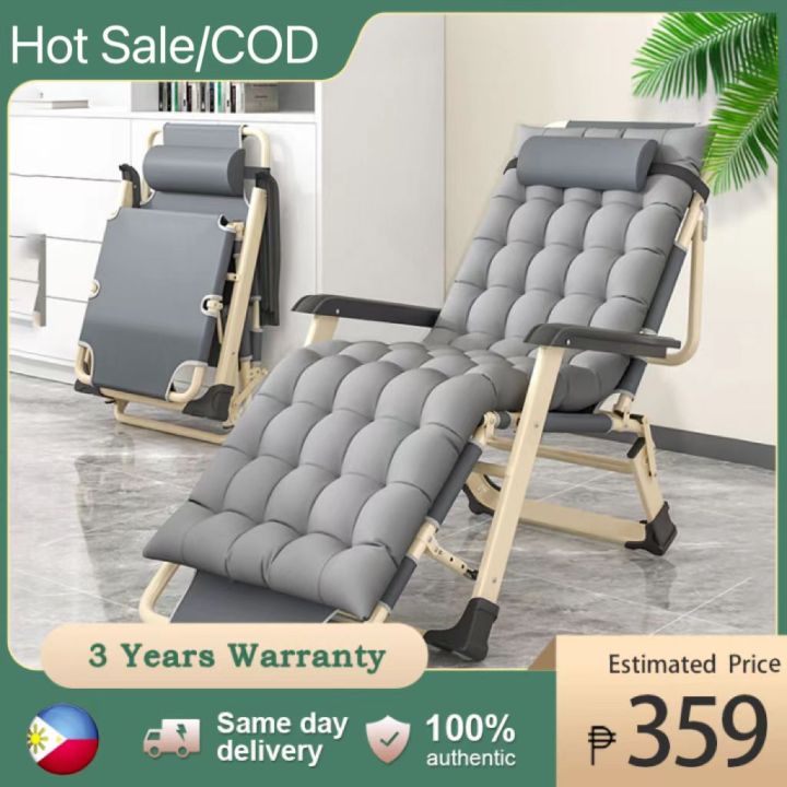 High Tenacity Foldable Chair Zero Gravity Lounge Reclining Chair Bed 2